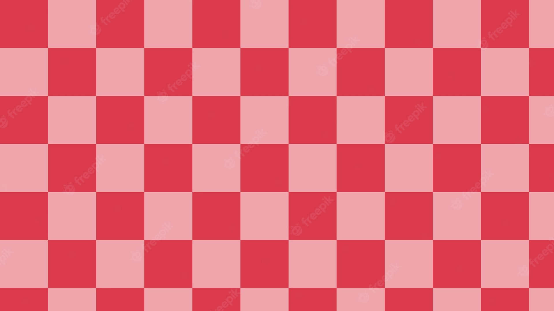 Liven Up Any Room with Red Checkered Decor Wallpaper