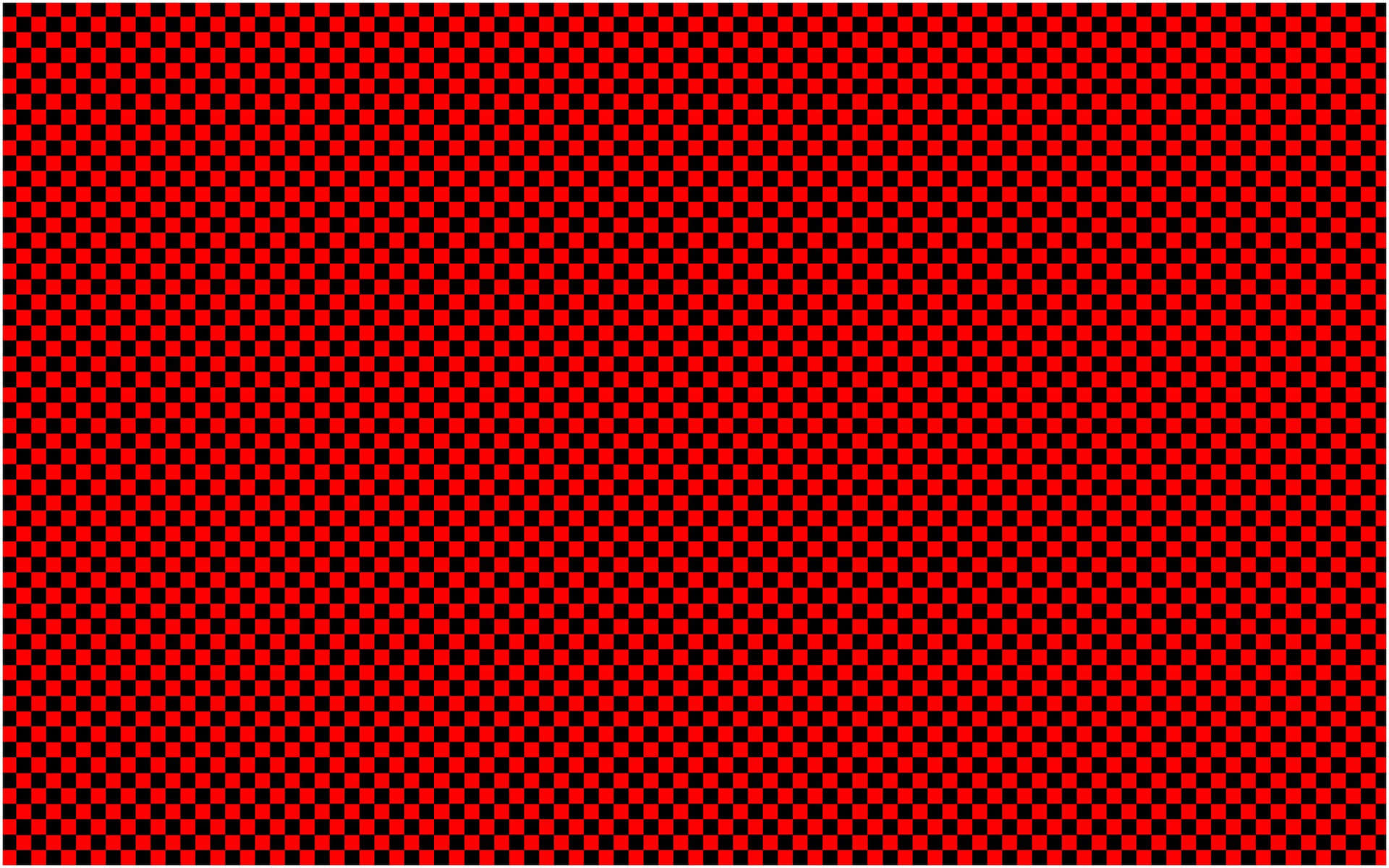 Vibrant Red Checkered Background