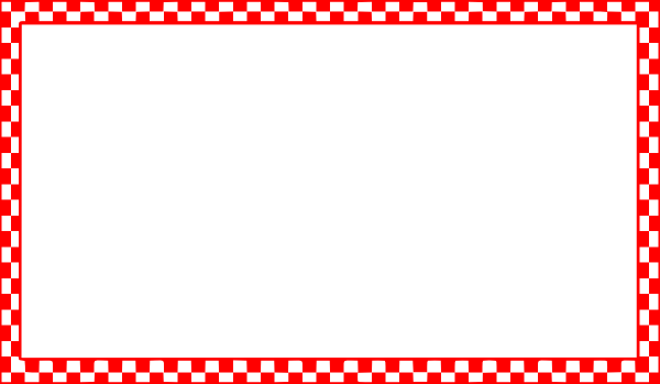 Red Checkered Frame Background PNG