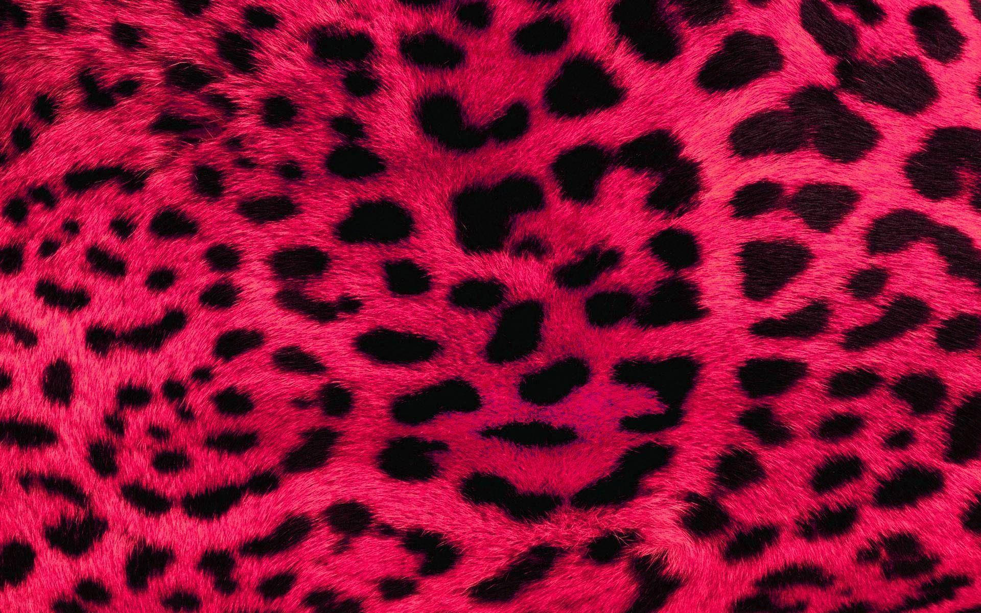 Red Cheetah Print Wallpaper