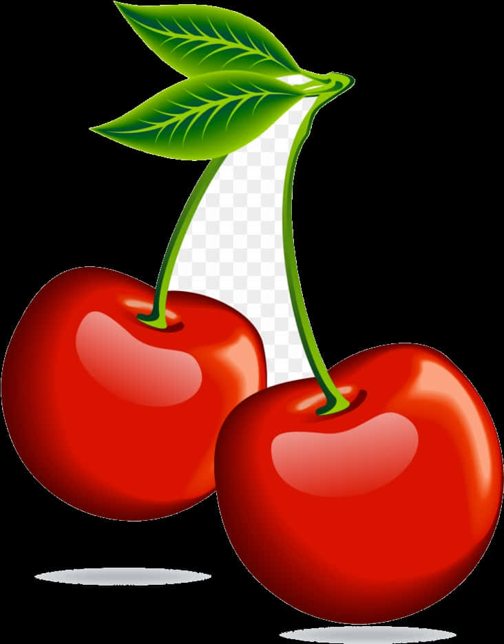 Red Cherries Transparent Background PNG