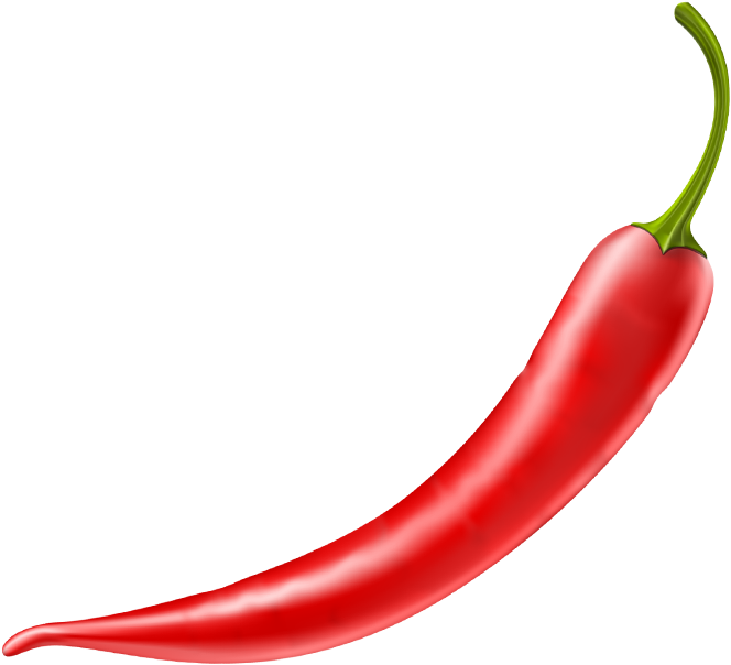 Red Chili Pepper Single PNG