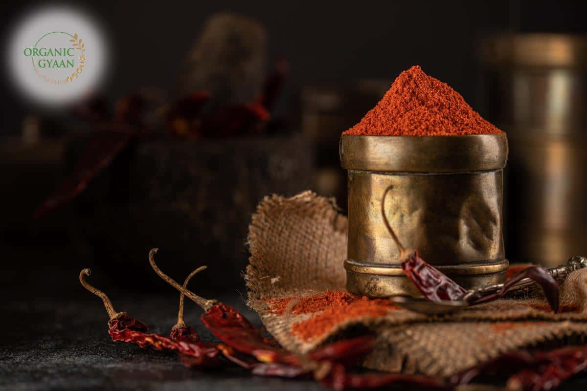 Potent Red Chili Powder Wallpaper