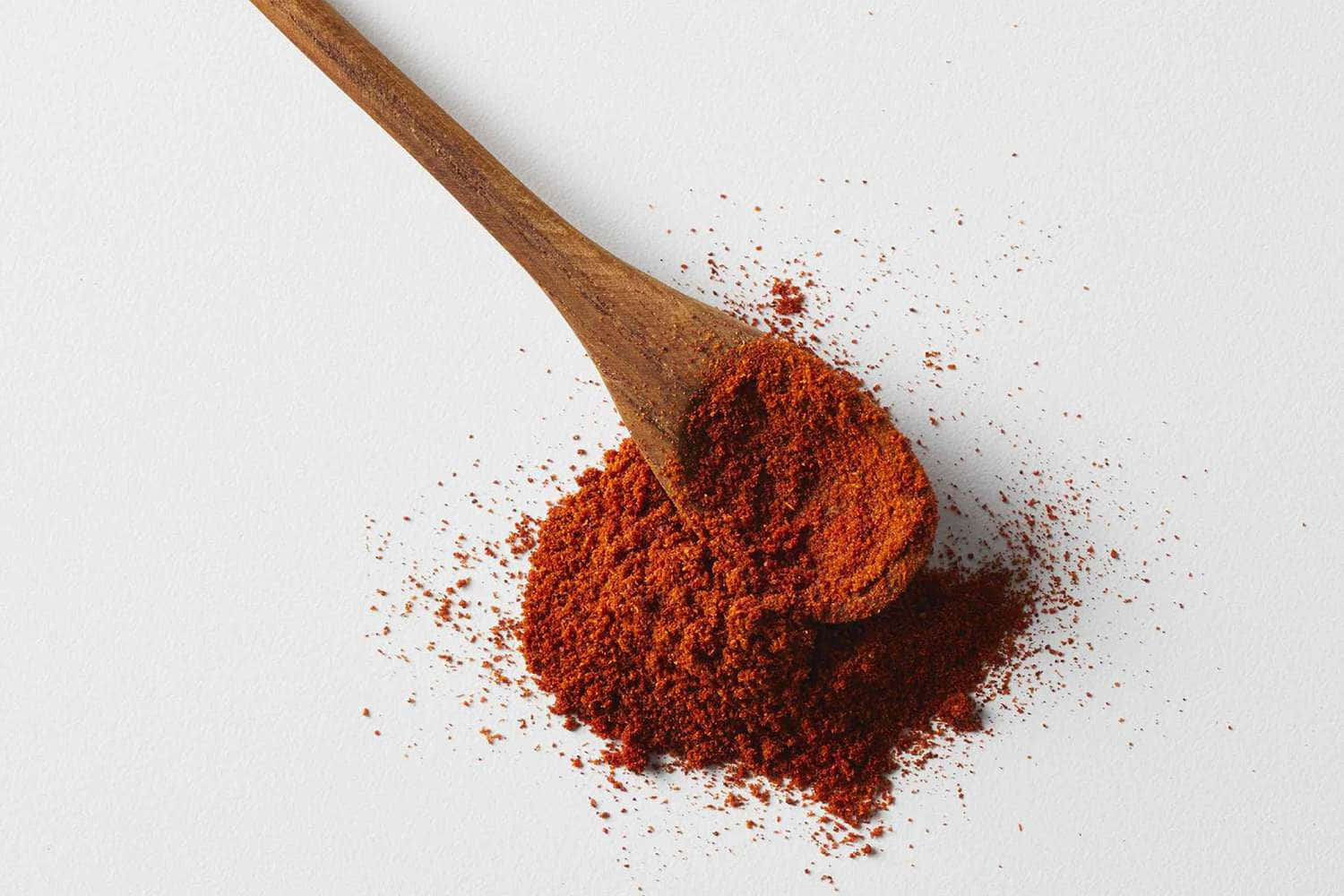Fiery Red Chili Powder Close-Up Wallpaper