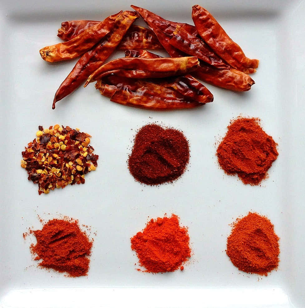 A Fiery Blend of Spice - Red Chili Powder Wallpaper