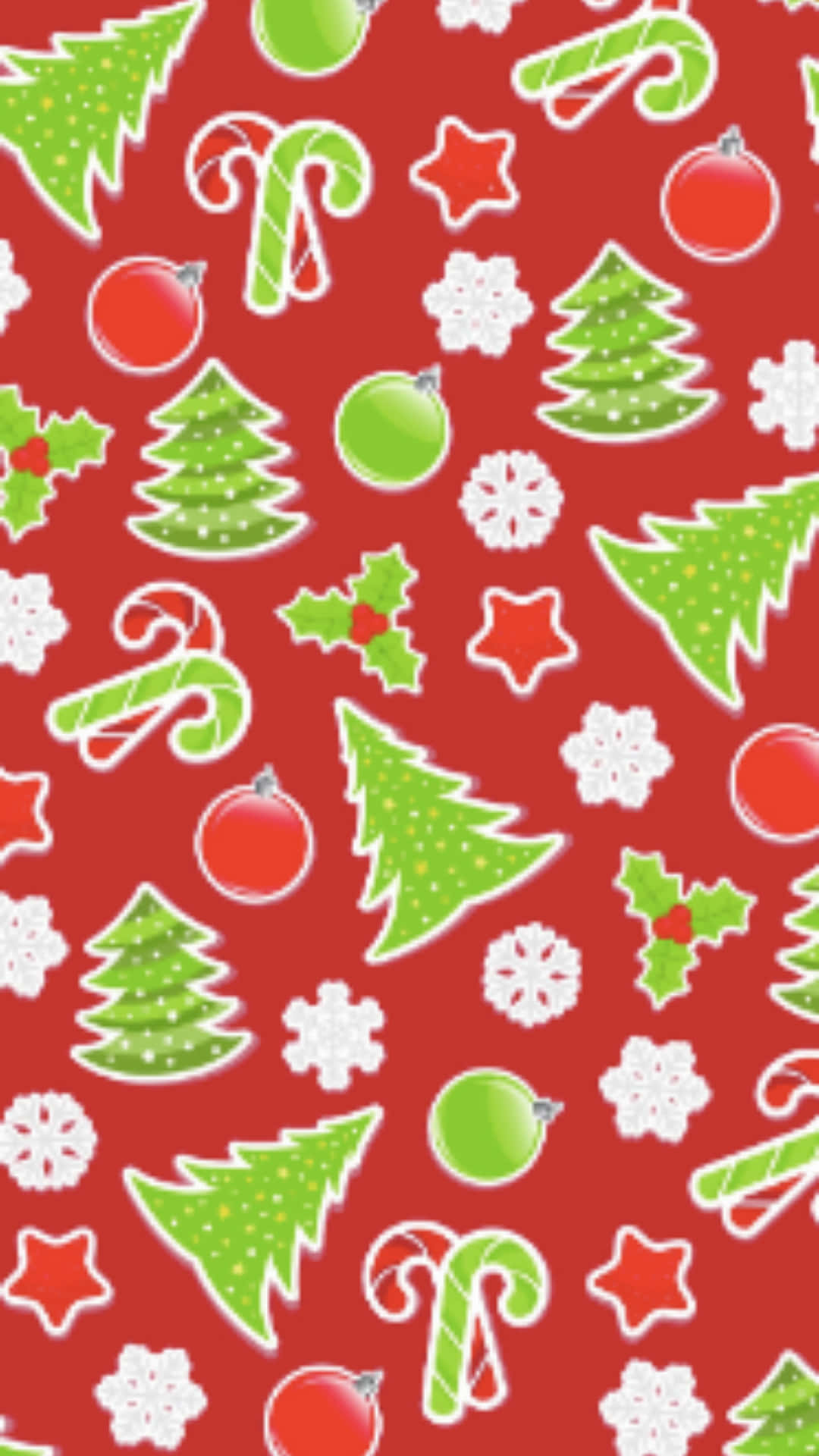 Celebrate Christmas in Red Wallpaper