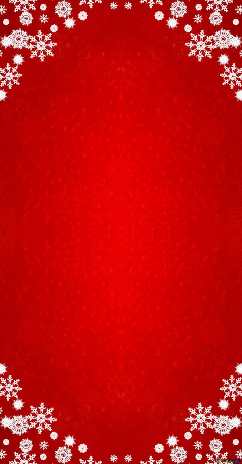 A Gorgeous Red Christmas Background
