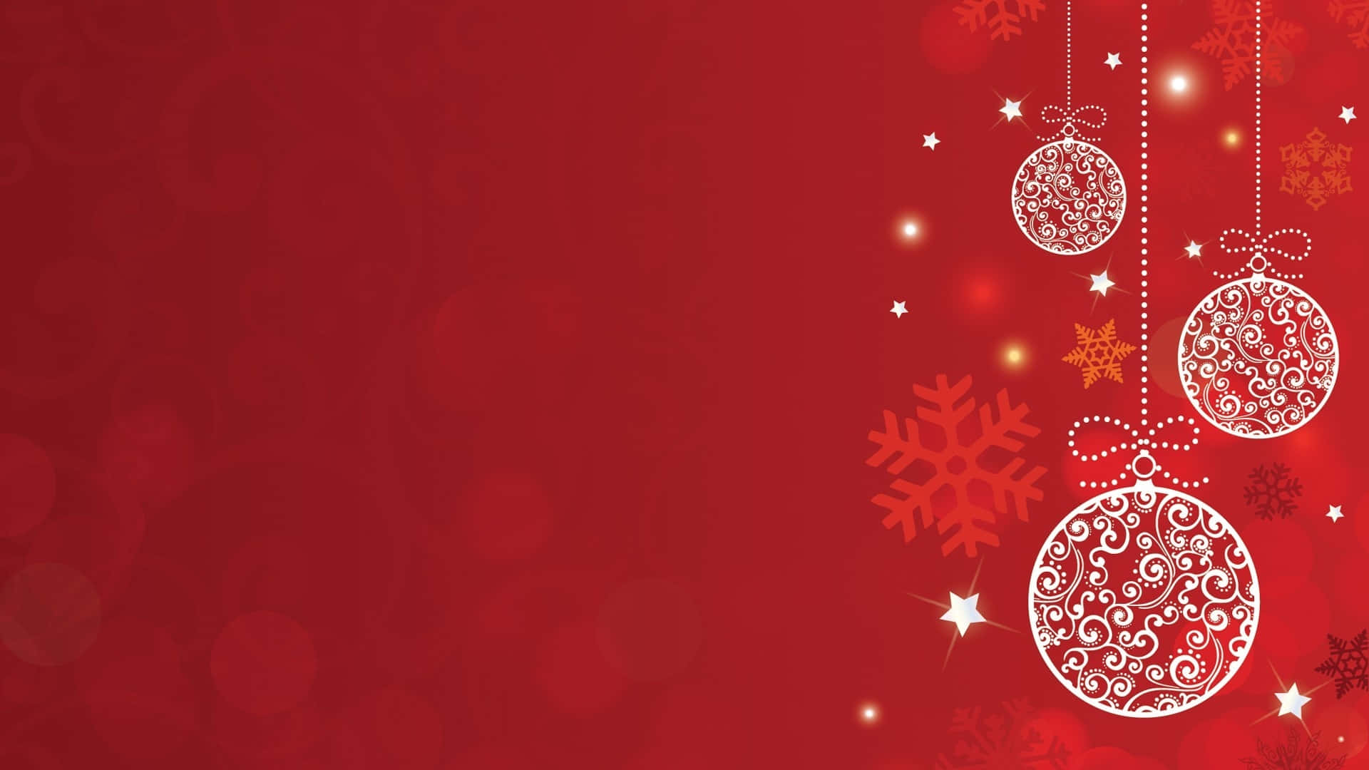 Bright and festive red Christmas background
