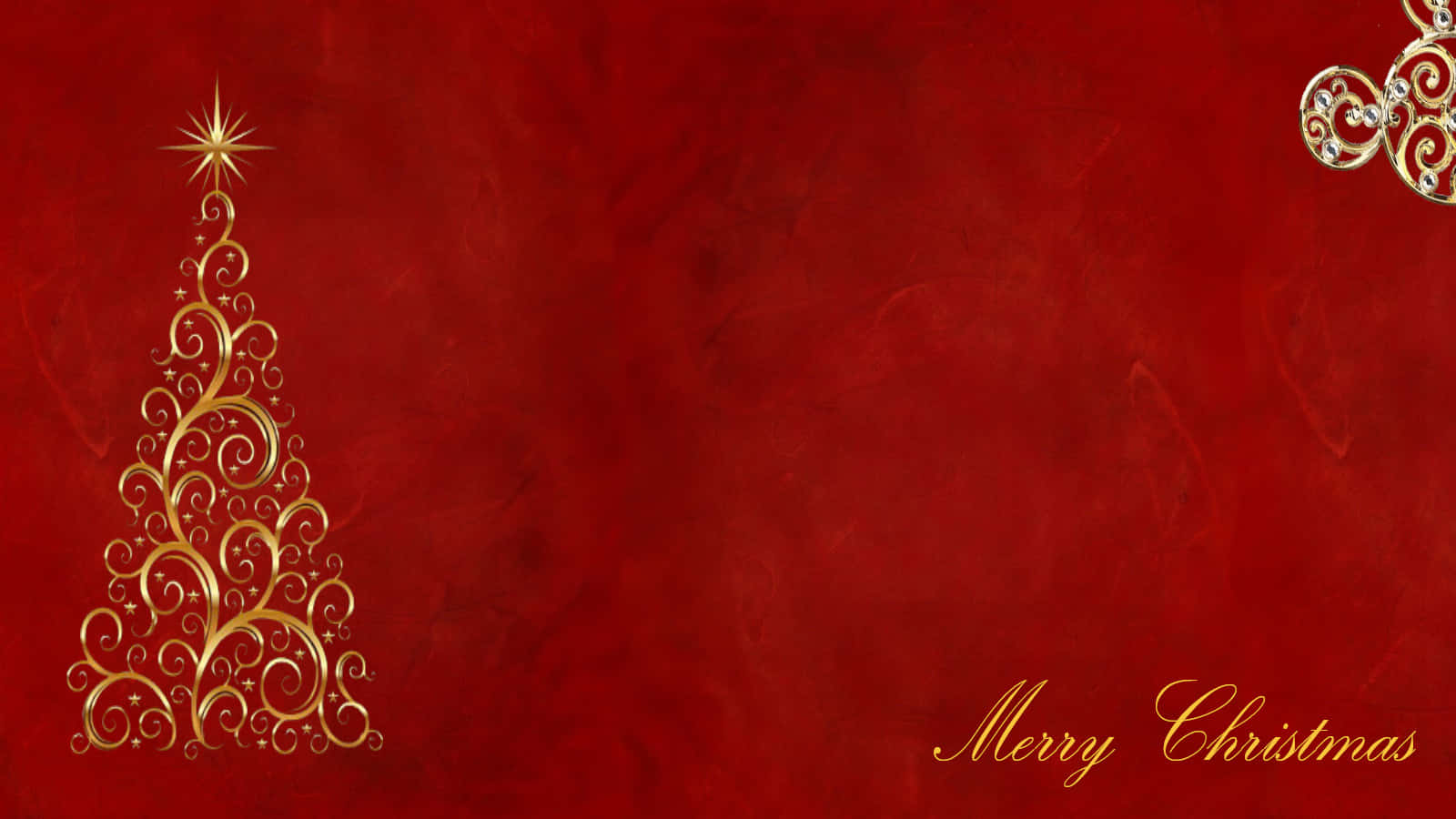 Festive Red Christmas Background