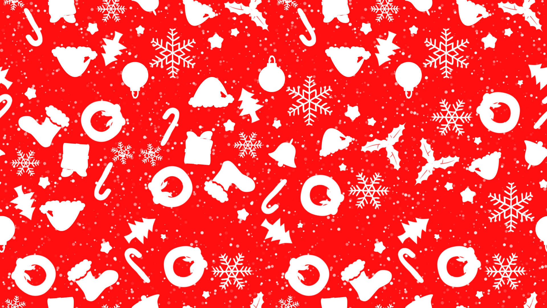 Red Christmas Holiday Desktop Wallpaper