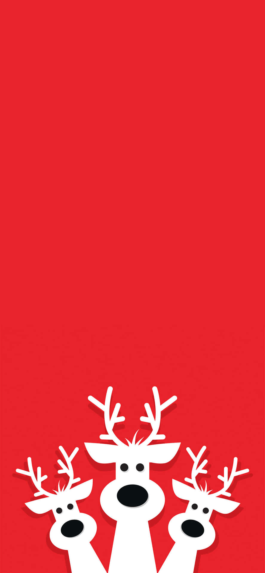 Celebrate the Holidays with this red Christmas iPhone Wallpaper