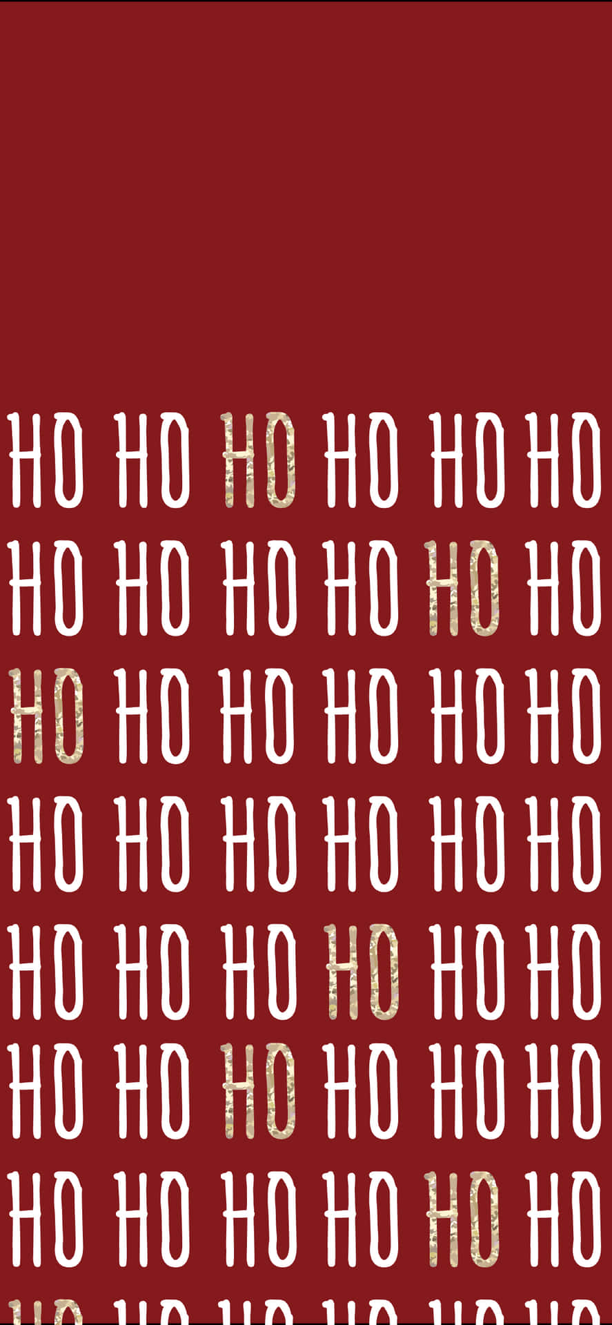 Ho Red Christmas Iphone Wallpaper