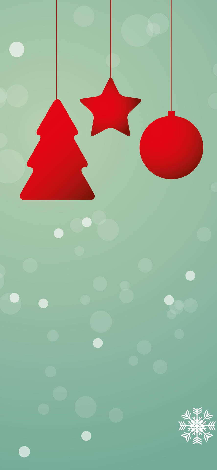 Red Christmas Iphone Background