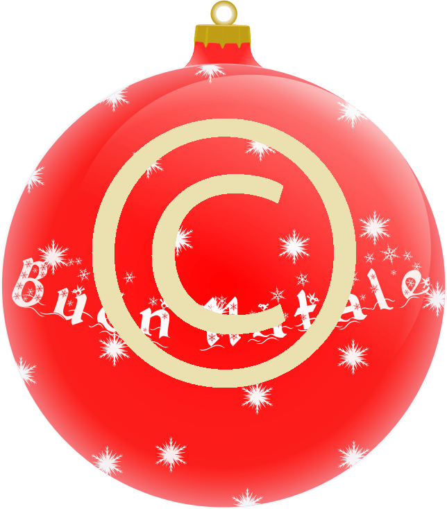 Red Christmas Ornament Vector PNG