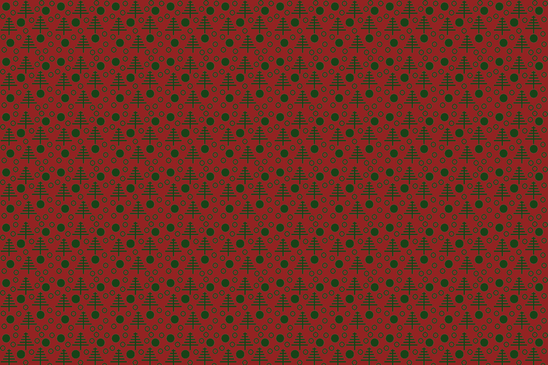 Red Christmas Pattern Wallpaper