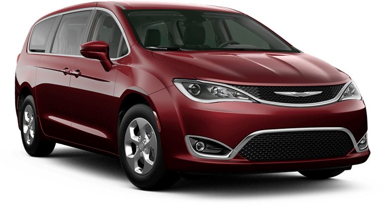 Red Chrysler Minivan Exterior PNG