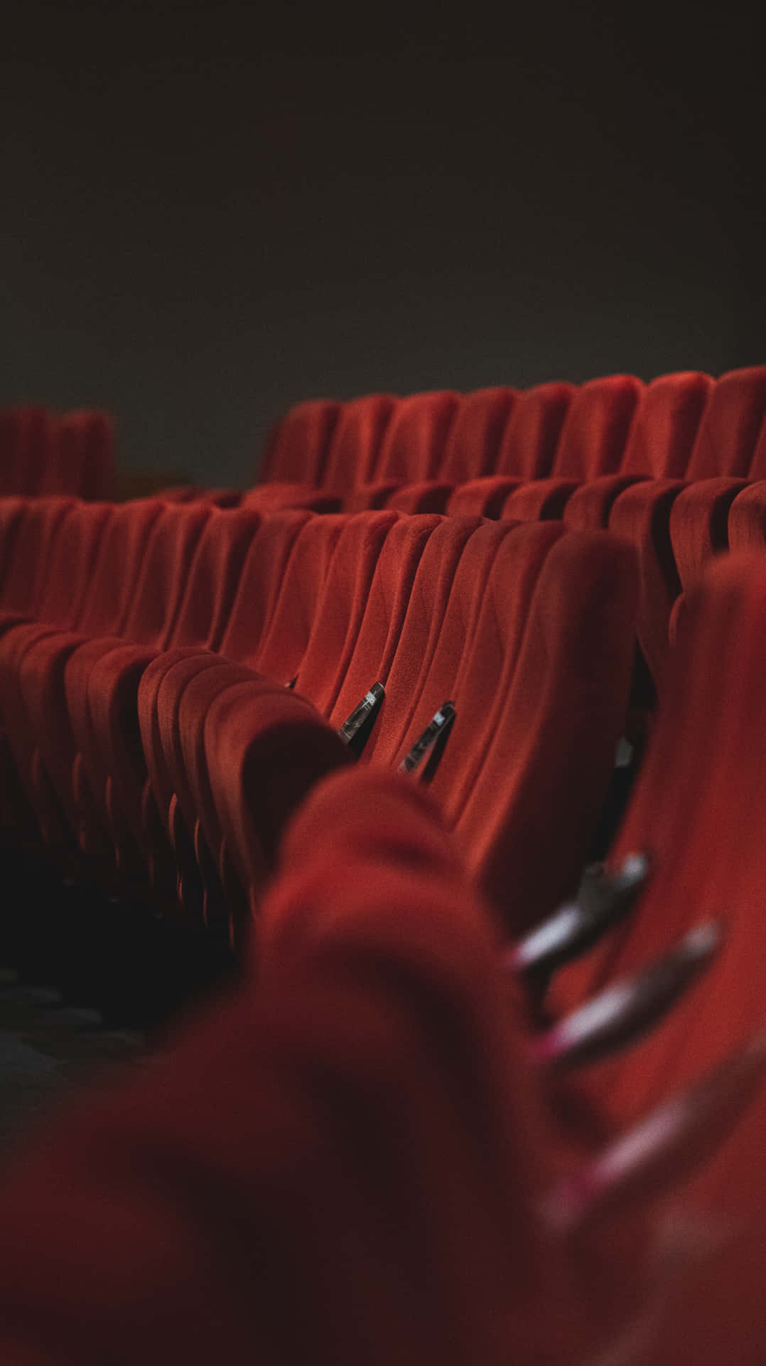 Red Cinema Theater Chairs Wallpaper