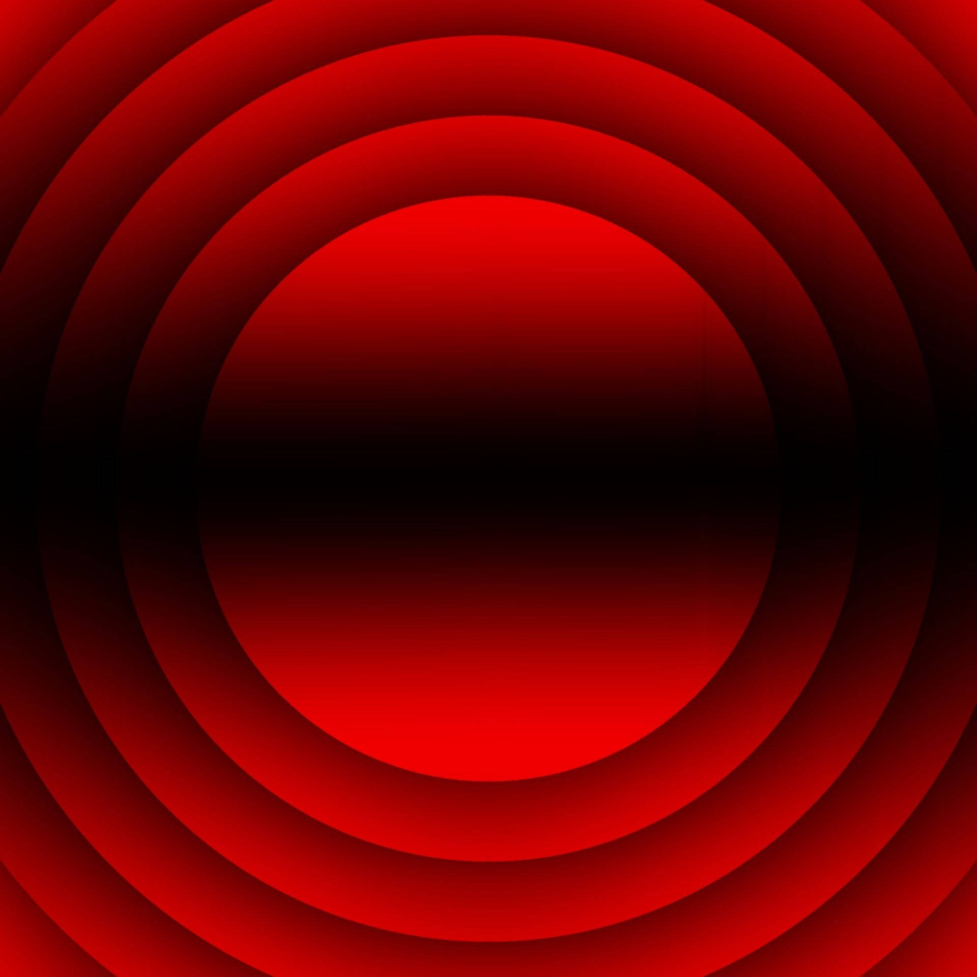 Red Circle Black Shadow Wallpaper