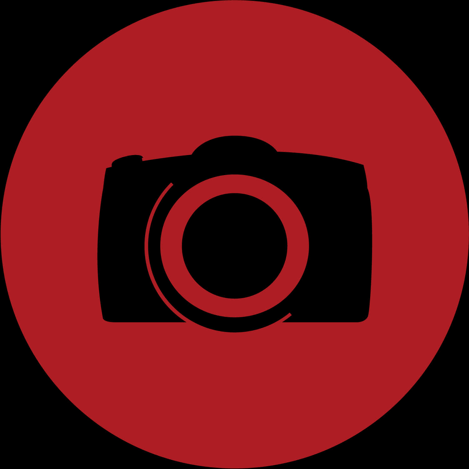 Red Circle Camera Logo PNG