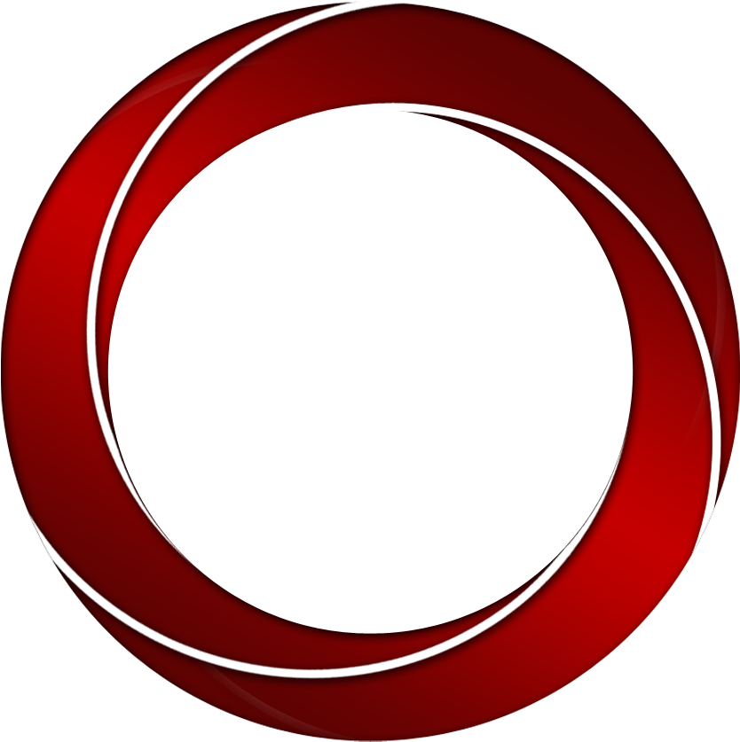 Red Circle Logo Design PNG