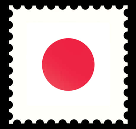 Red Circle Stamp Simple Design PNG