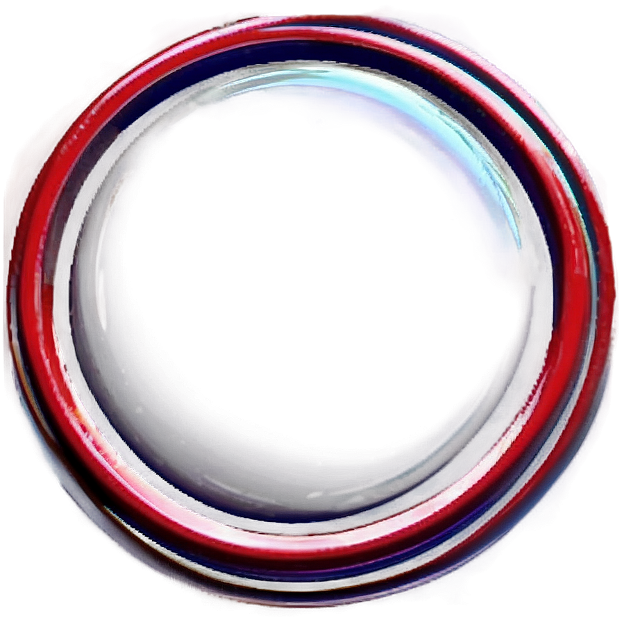 Red Circle With Border Png Bxf52 PNG