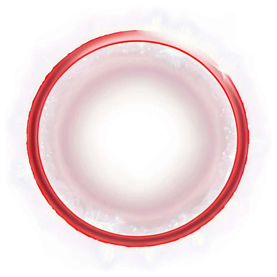 Red Circle With Light Effect Png 89 PNG