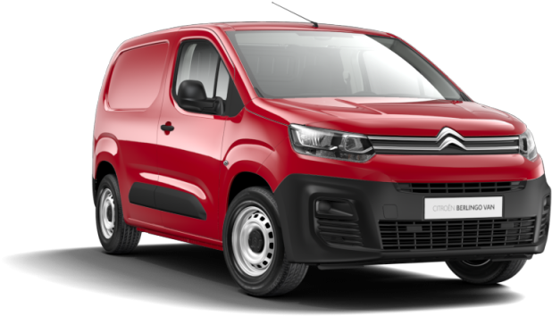 Red Citroen Berlingo Van PNG