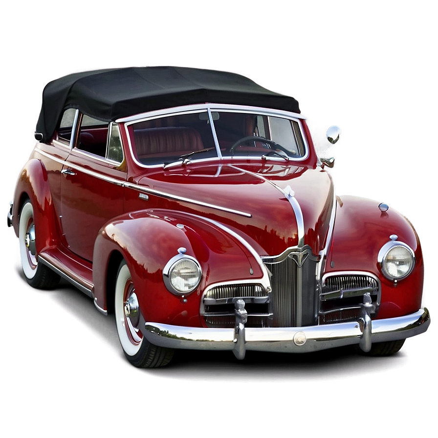Red Classic Convertible Png Lyr PNG