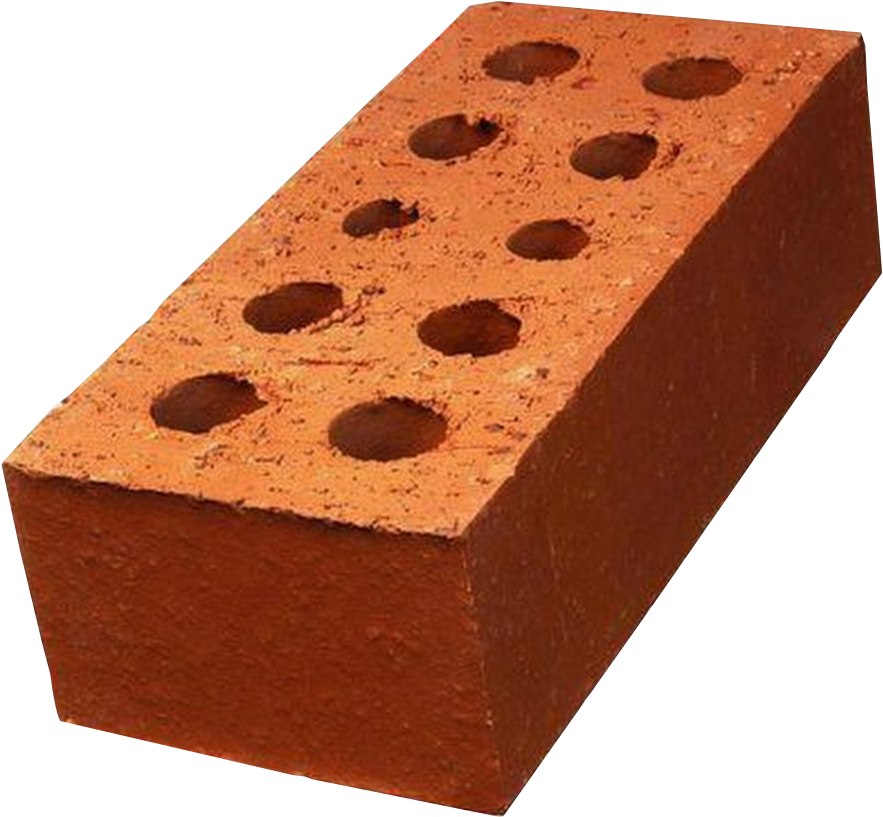Red Clay Brick Construction Material PNG