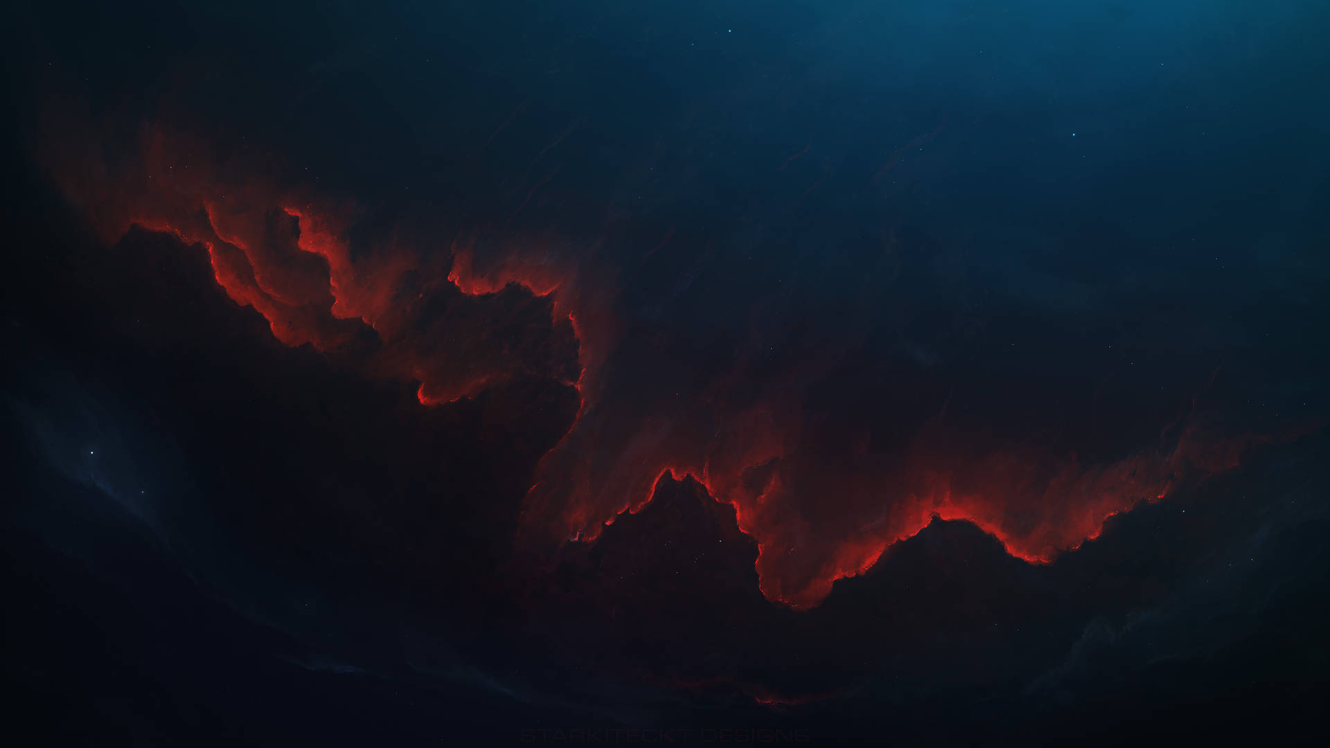 Red Clouds Psychedelic 4k