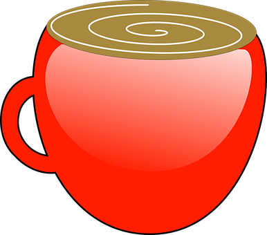 Red Coffee Cup Clipart PNG
