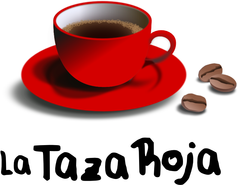 Red Coffee Cupand Beans PNG