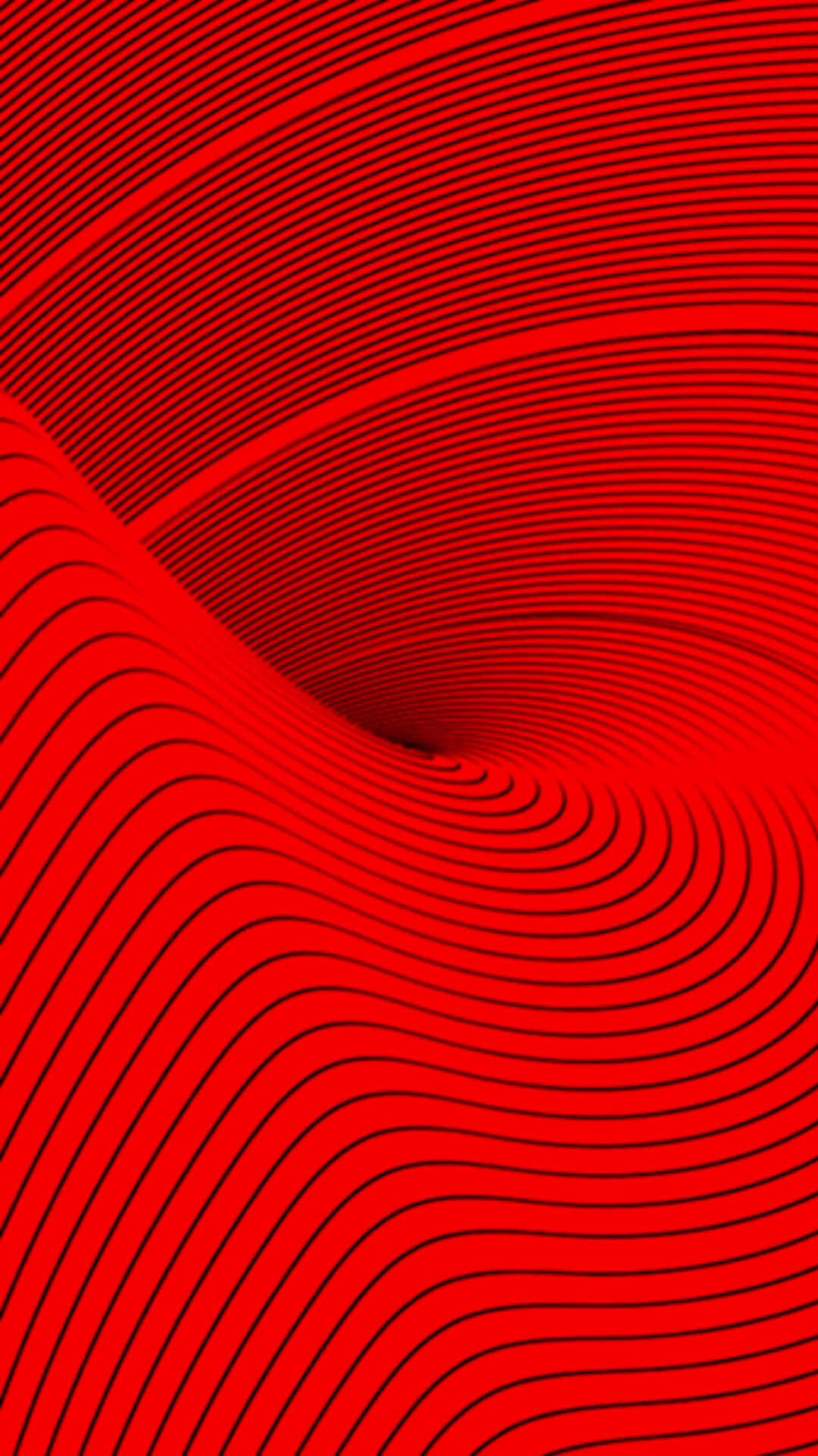 Red Colour Line Wave Picture