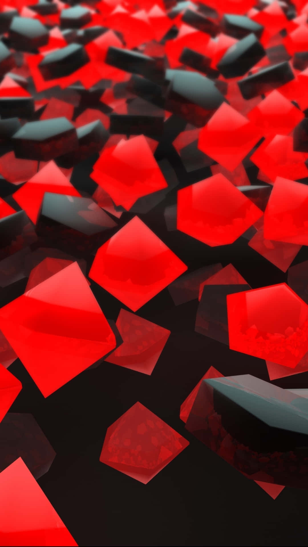 Abstract Red Colour Abyss Picture