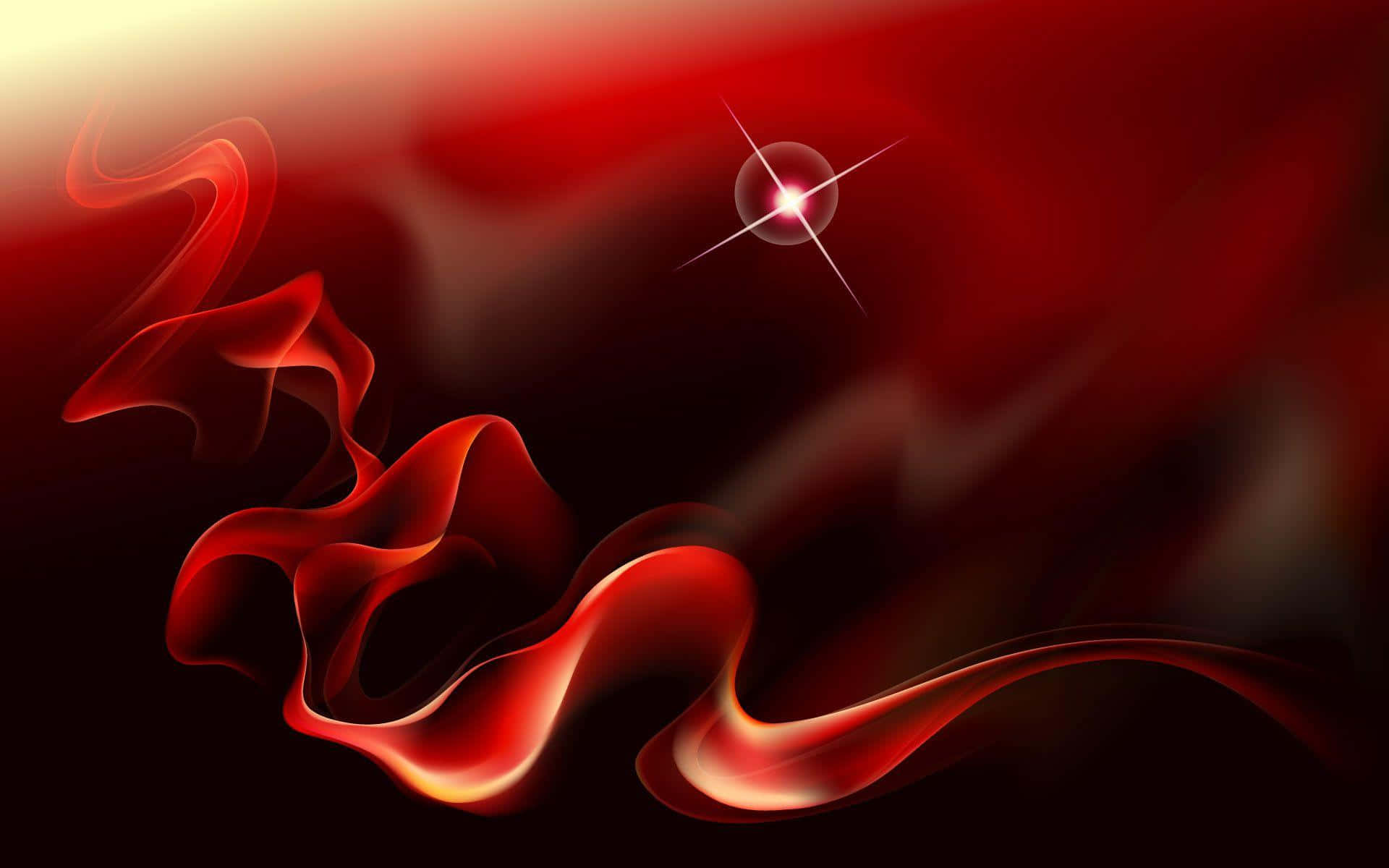 Abstract Smoke Red Colour Picture
