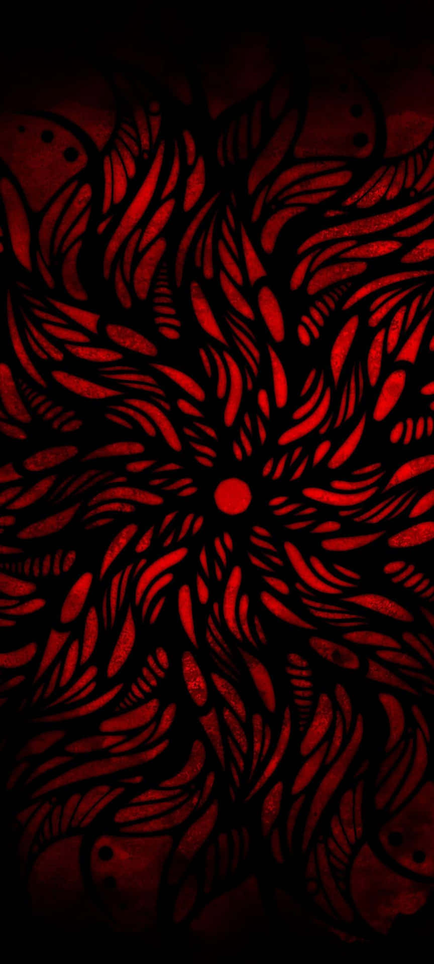 Black And Red Colour Artwork Picture