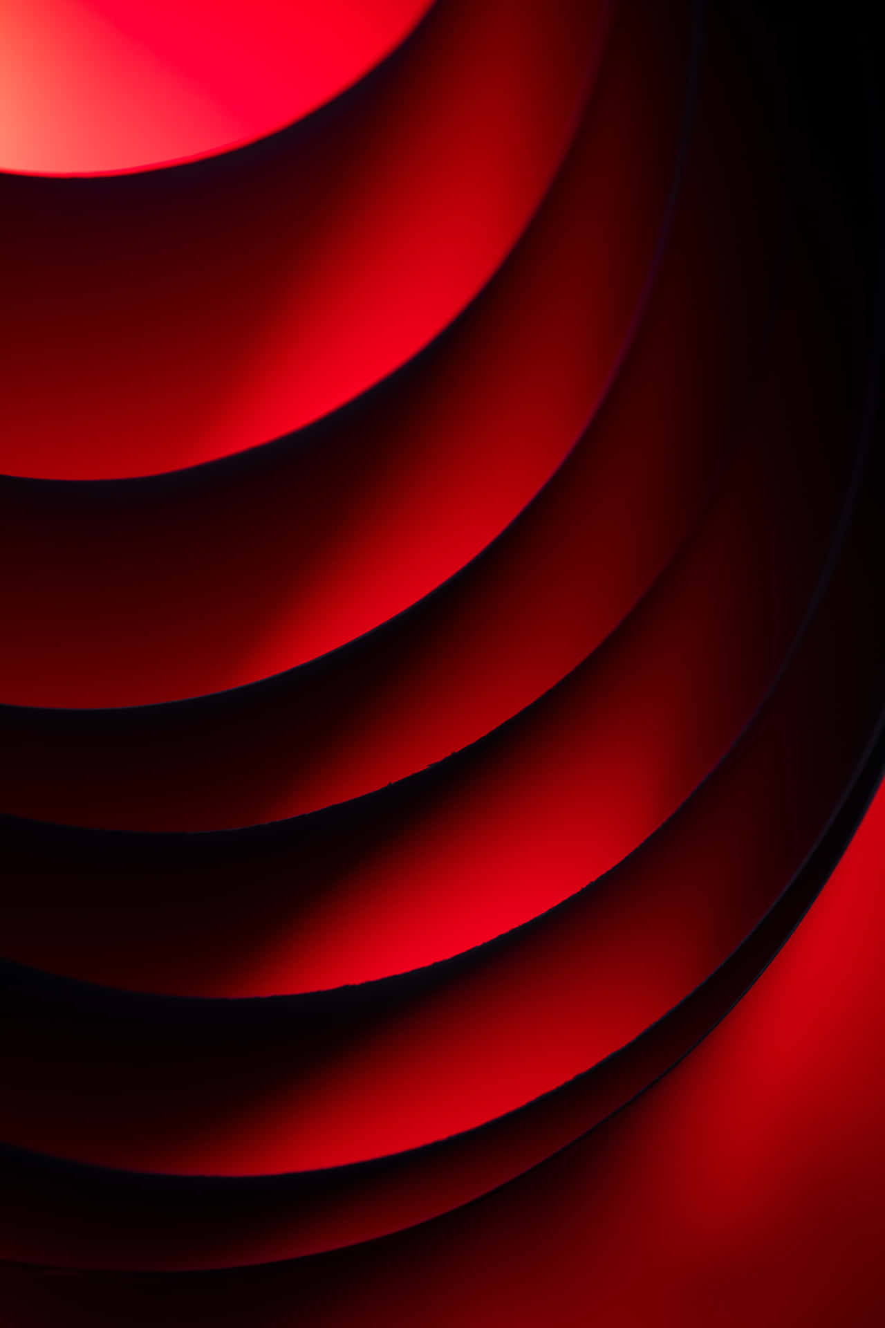 Scenic Abstract Wave Red Colour Picture