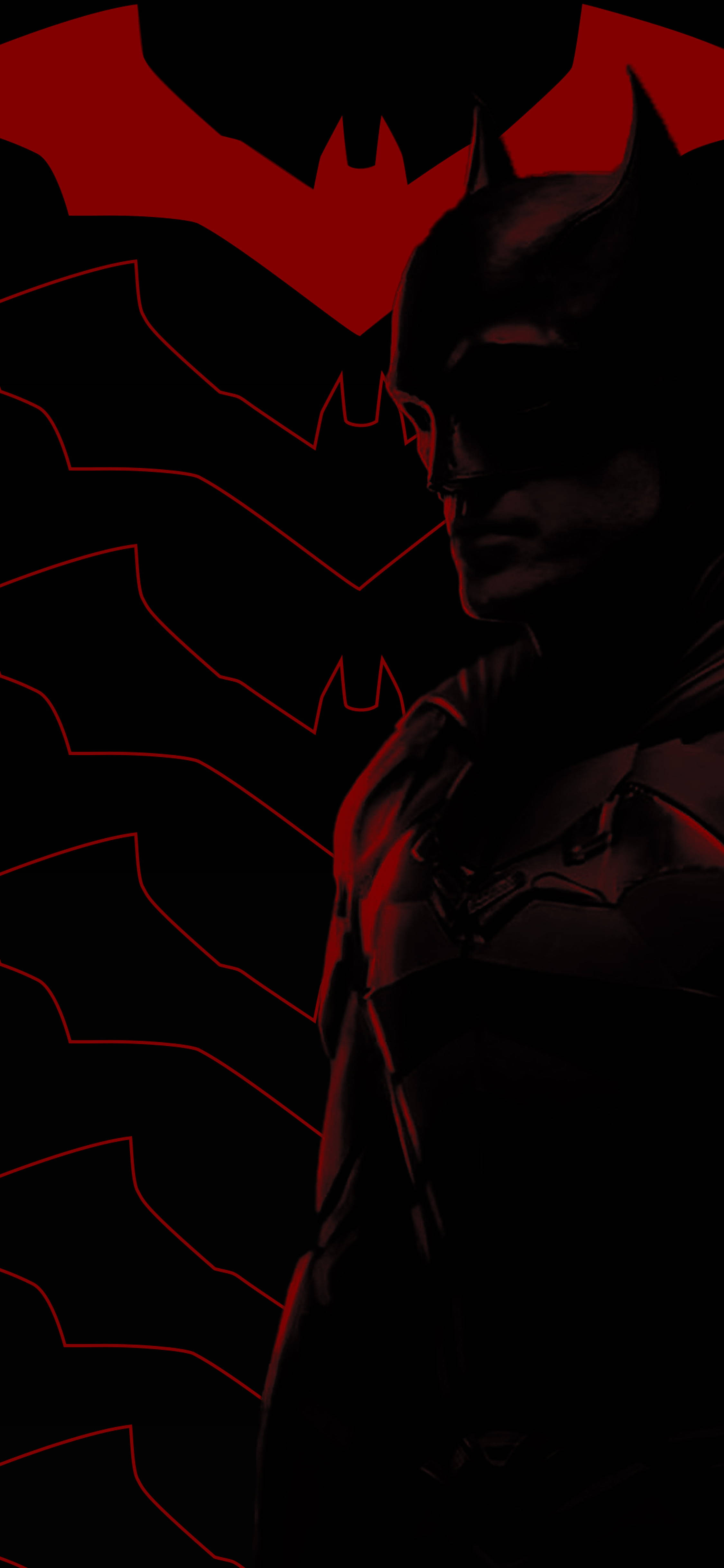 Red Column Batman Logo Iphone Wallpaper