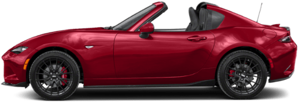 Red Convertible Sports Car Side View PNG