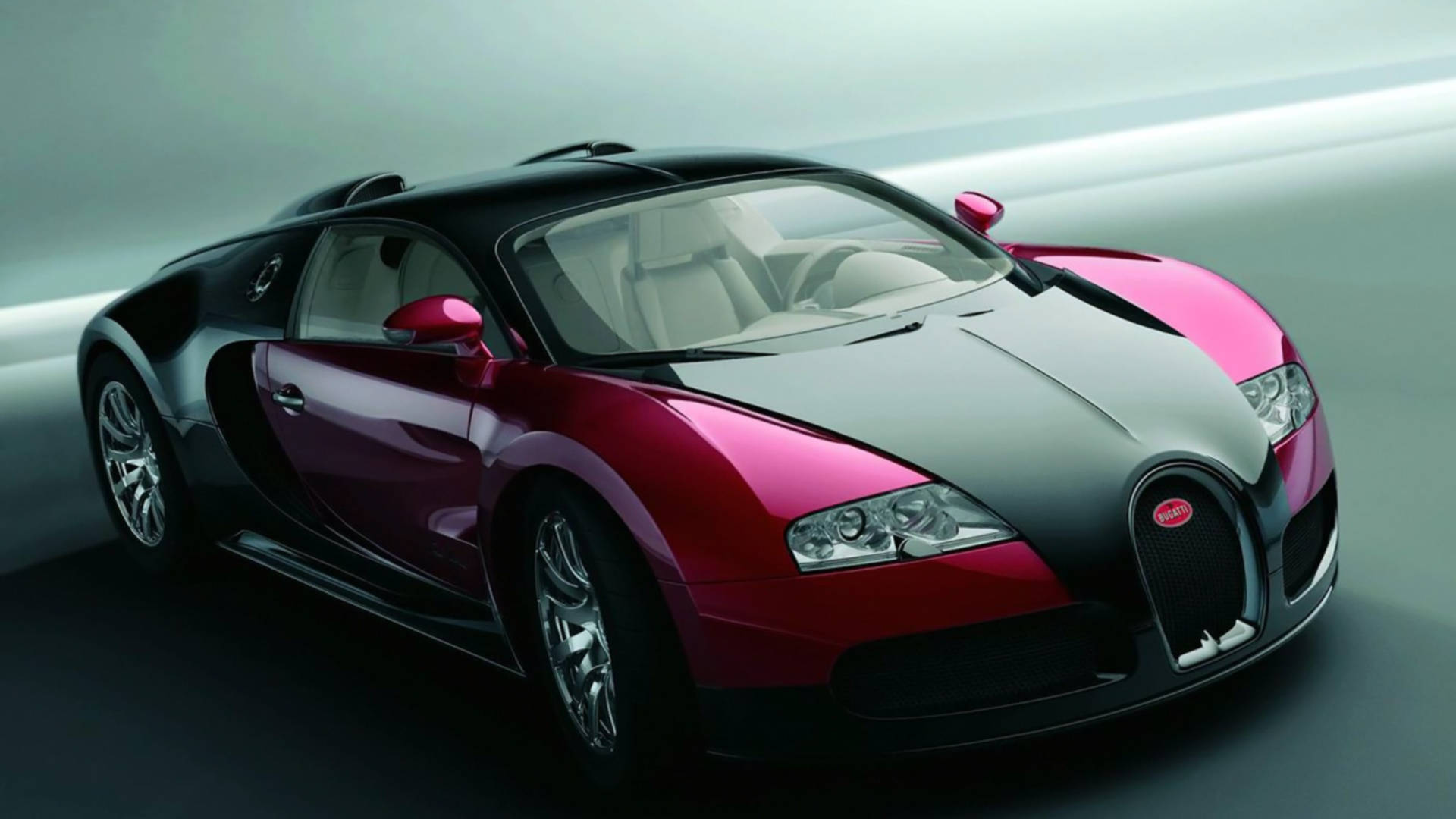 Rödcool Bugatti Veyron. Wallpaper