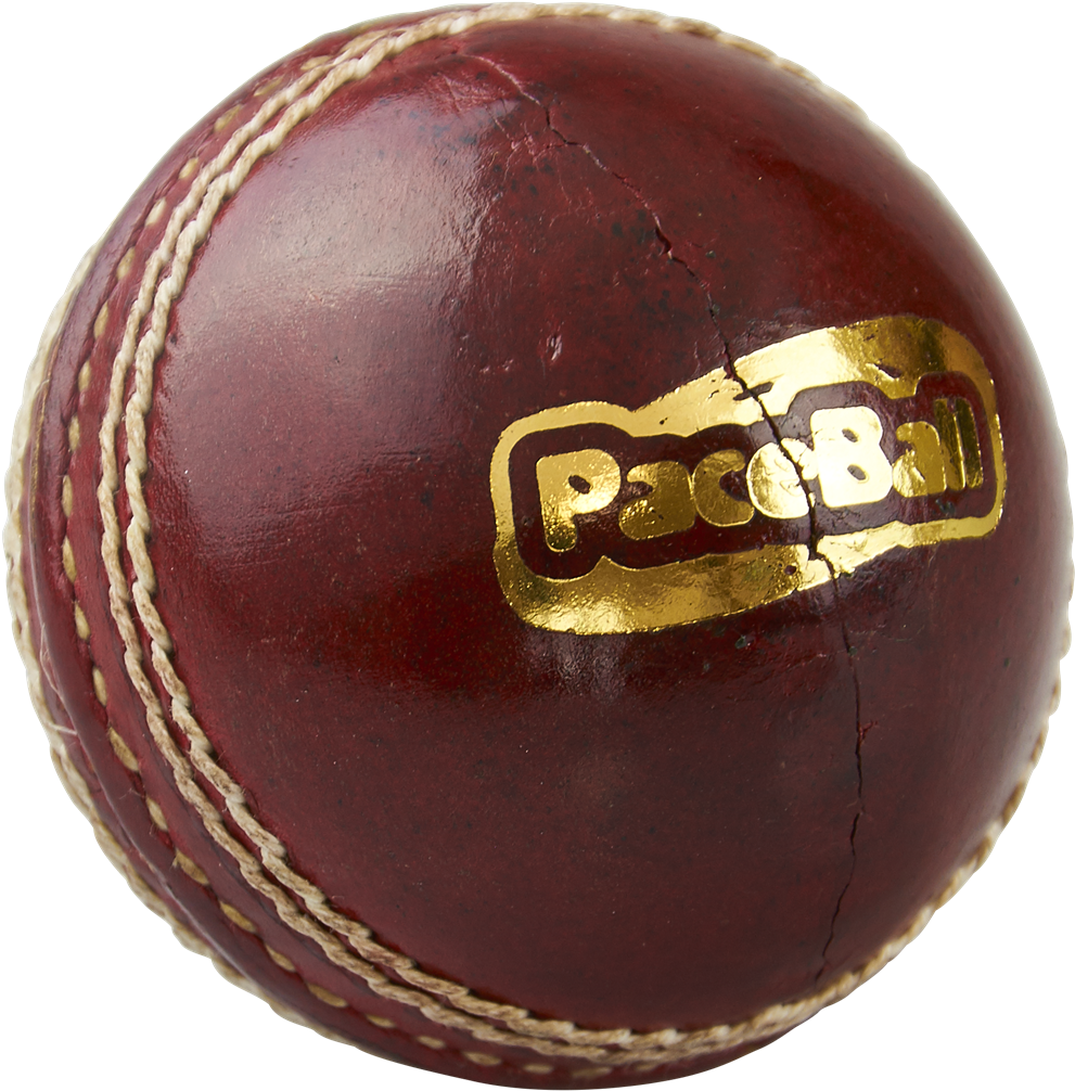Red Cricket Ballwith Logo PNG