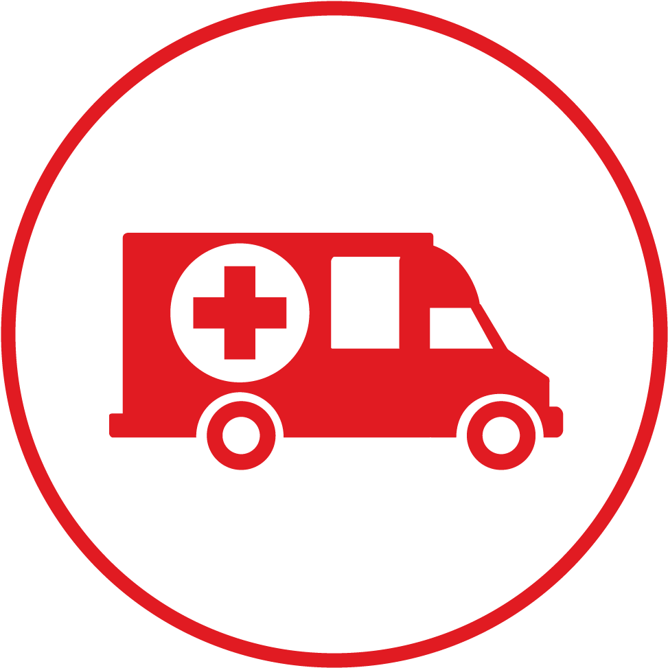 Red Cross Ambulance Icon PNG