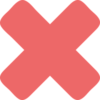 Red Cross Icon Simple PNG