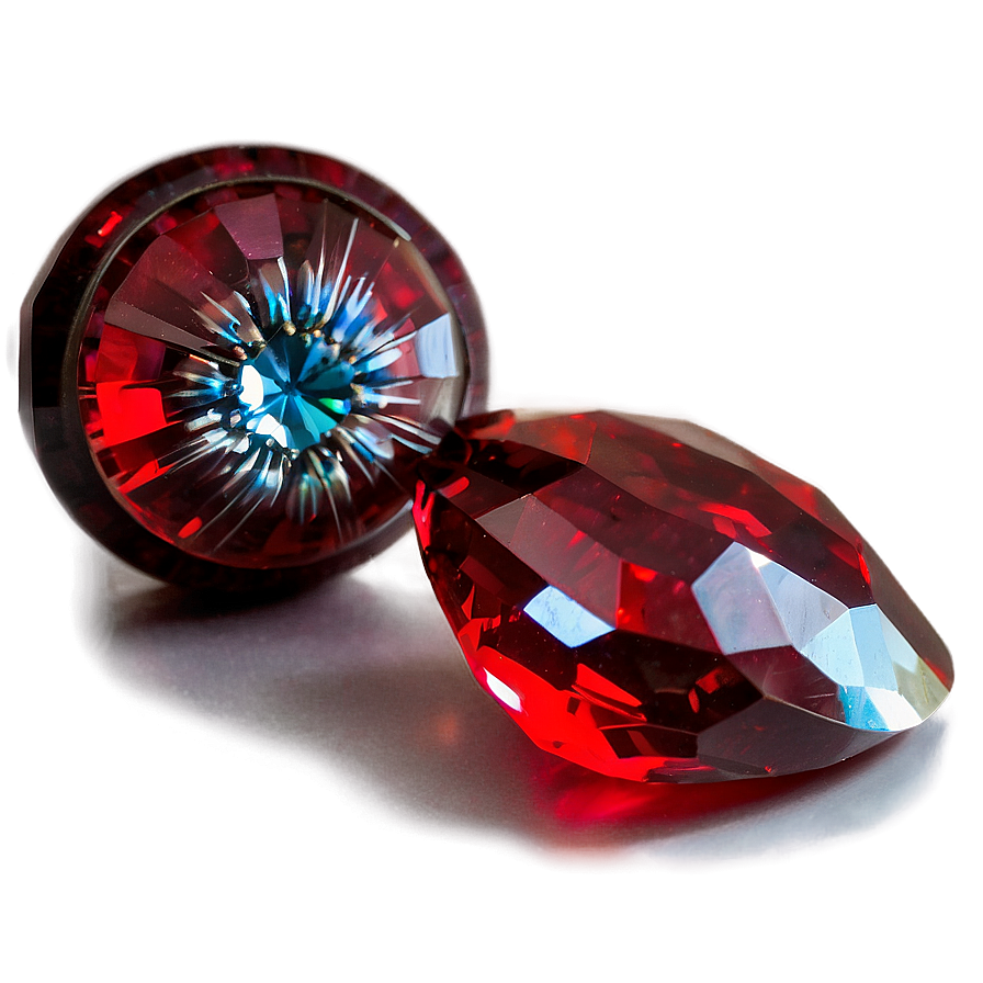 Red Crystal Charm Png 98 PNG