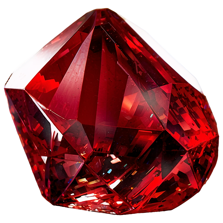 Red Crystal D PNG