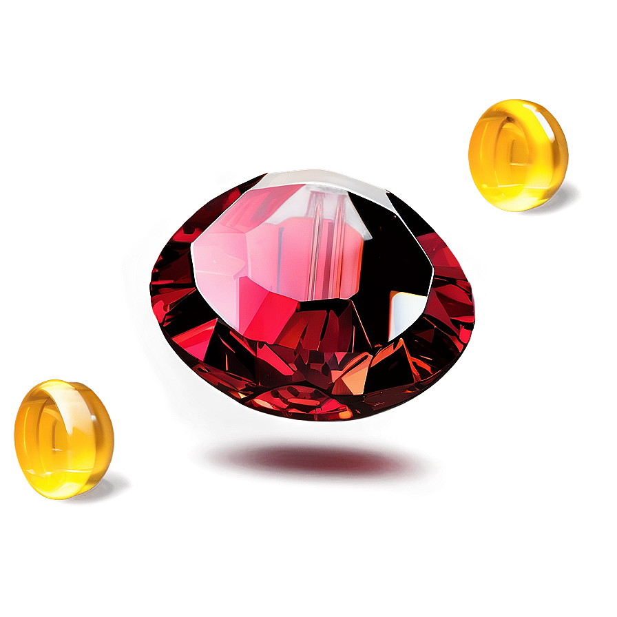 Red Crystal Lamp Png 06242024 PNG