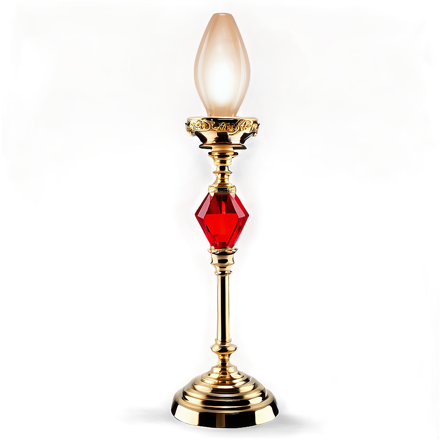 Red Crystal Lamp Png 06242024 PNG