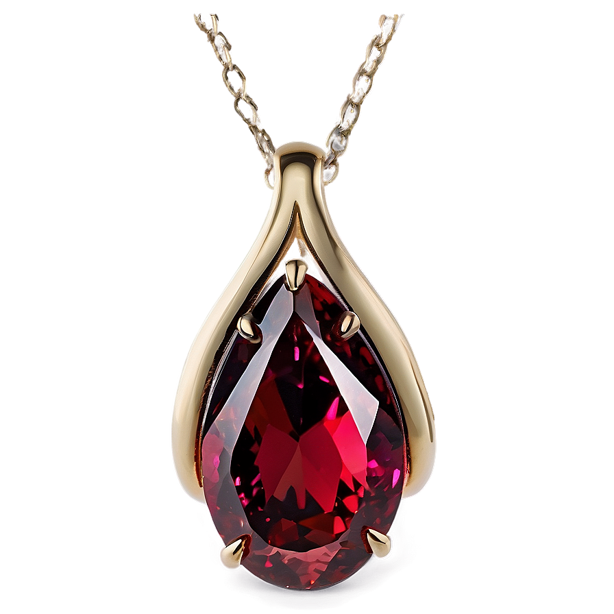 Red Crystal Pendant Png 76 PNG