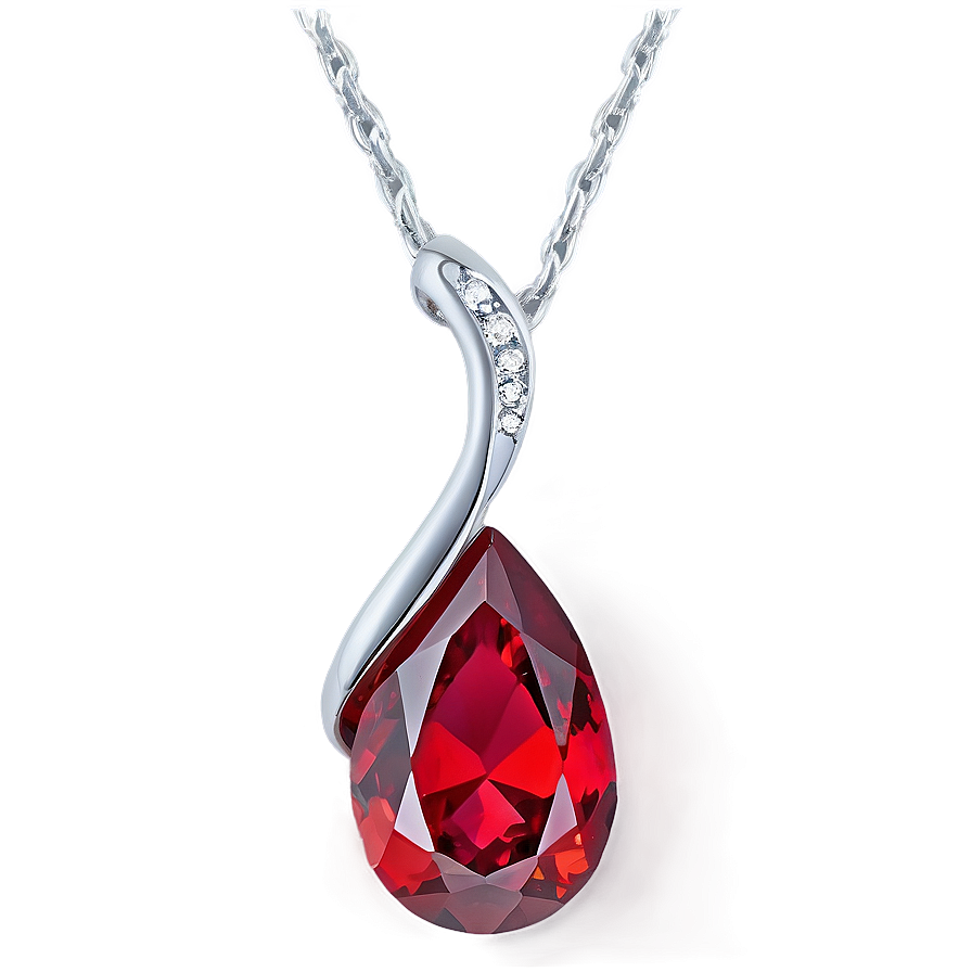 Red Crystal Pendant Png Jjs83 PNG